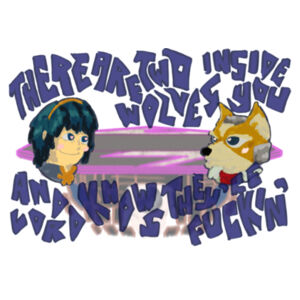 Two Wolves - Shirt Design